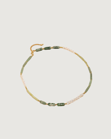 Islara Frequency Necklace – Pearl & Gemstone - STUDIO JO STORE